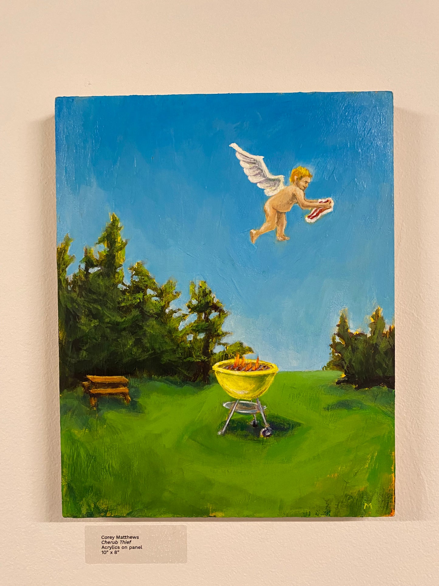 Cherub Thief (Original Painting)